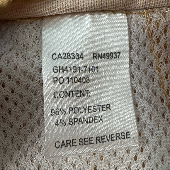 Tail Golf 18” Inseam Capri Pants Straight Leg Beige Pockets Women Size 8 Stretch - Picture 6 of 8